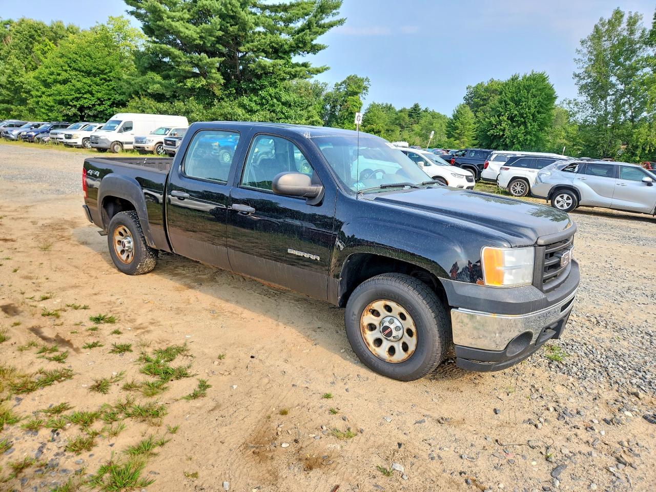 2013 Gmc Sierra K1500 Black vin: 3GTP2TE76DG139115