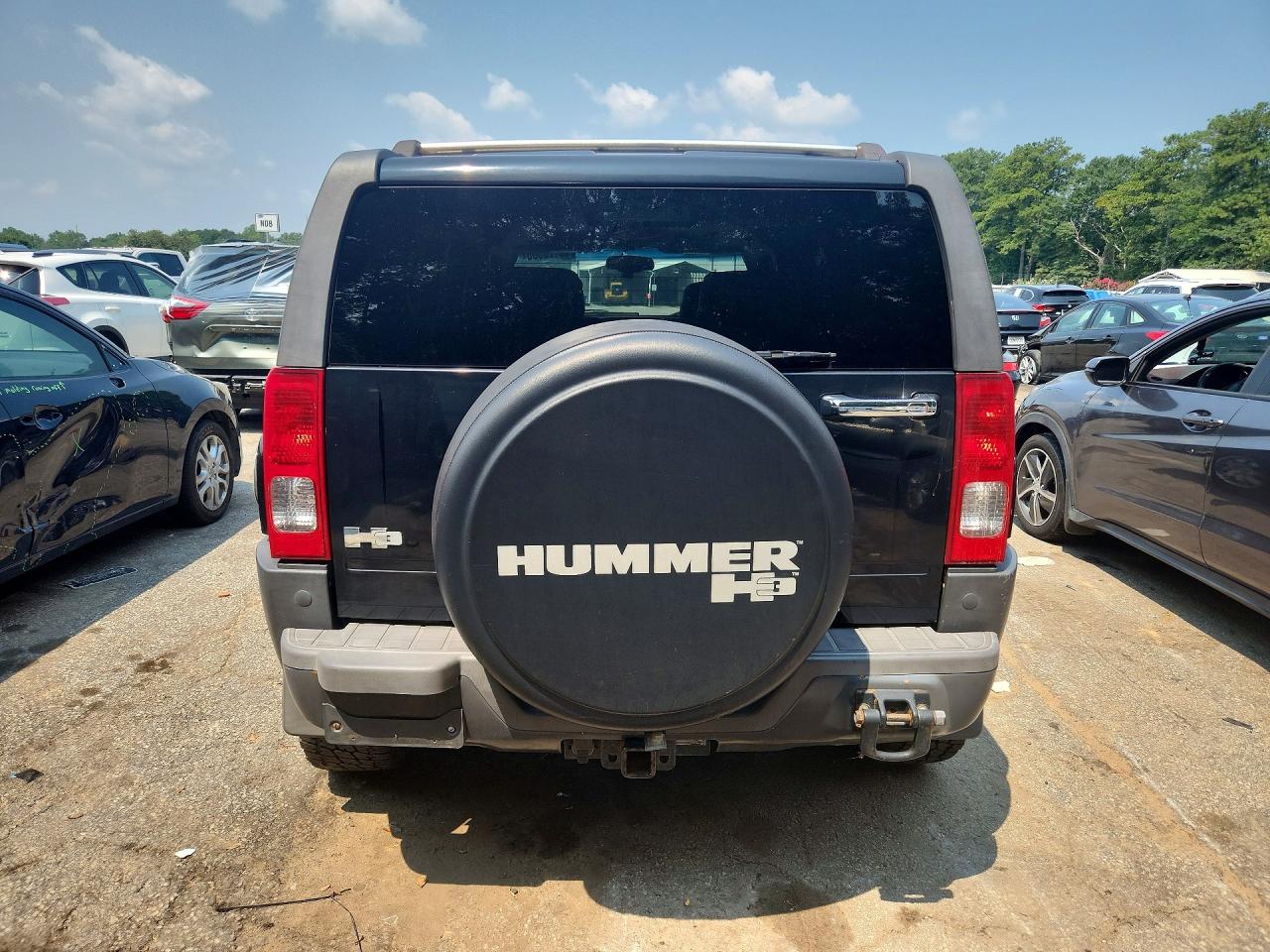2009 Hummer H3 Black vin: 5GTEN13E898113271