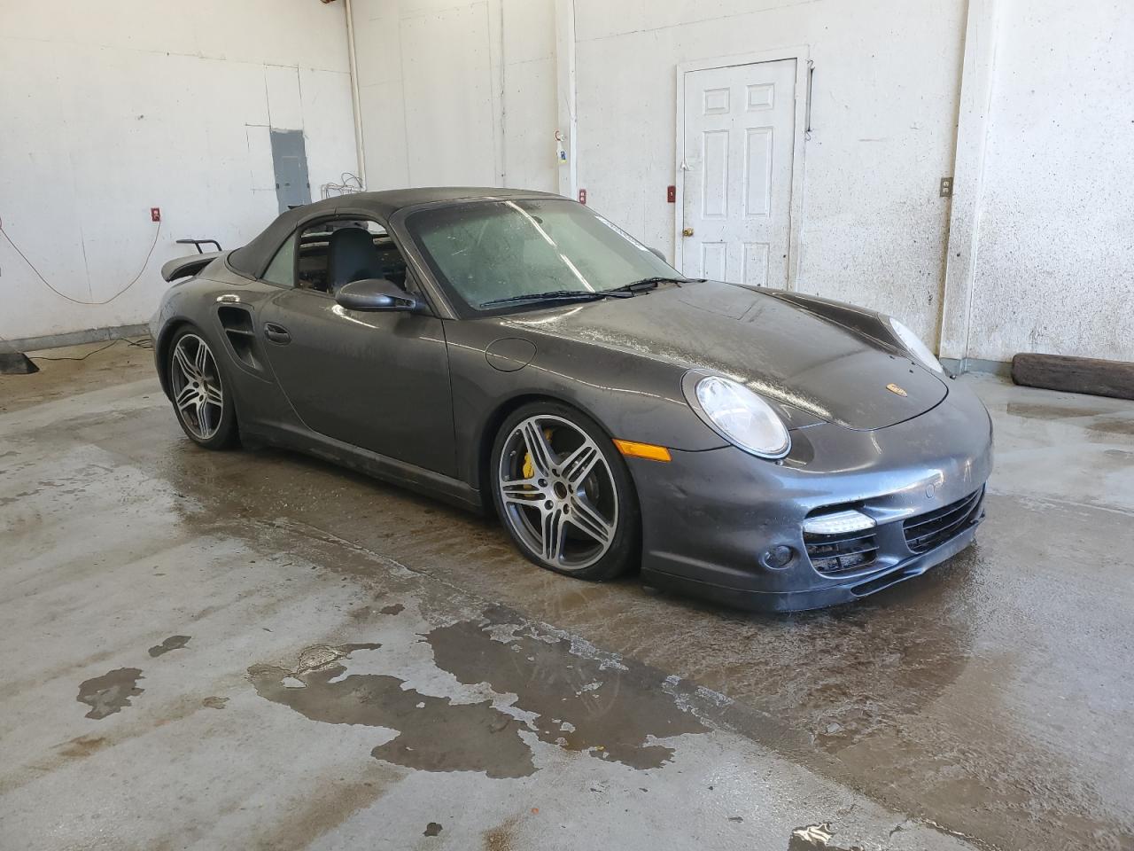 2008 Porsche 911 Turbo Gray vin: WP0CD29998S789036