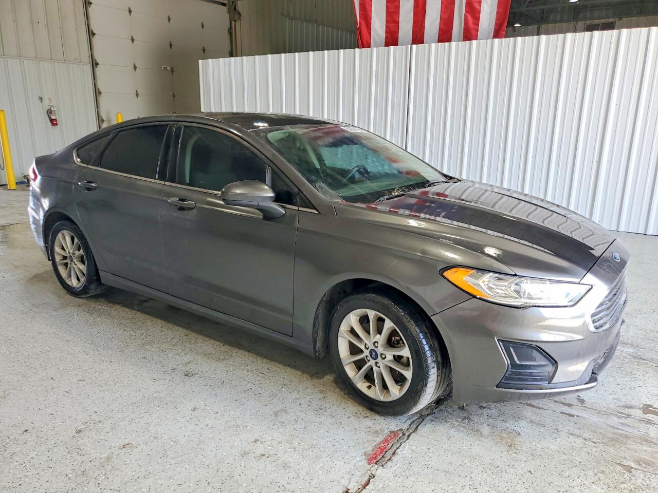 2020 Ford Fusion Se Gray vin: 3FA6P0HD4LR168456