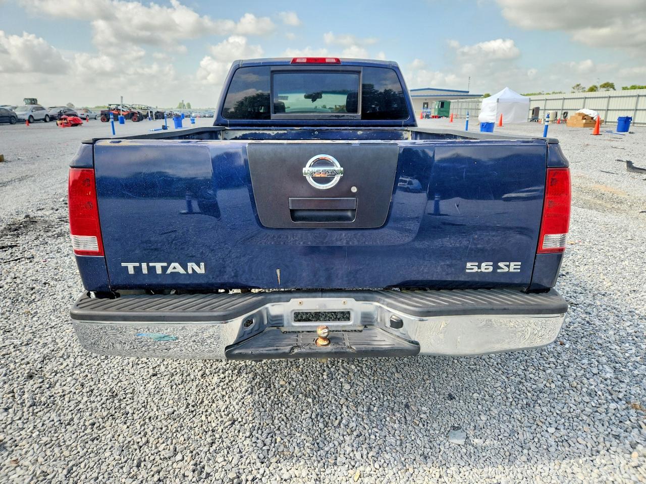 2008 Nissan Titan Xe Ffv Blue vin: 1N6BA07G18N307388