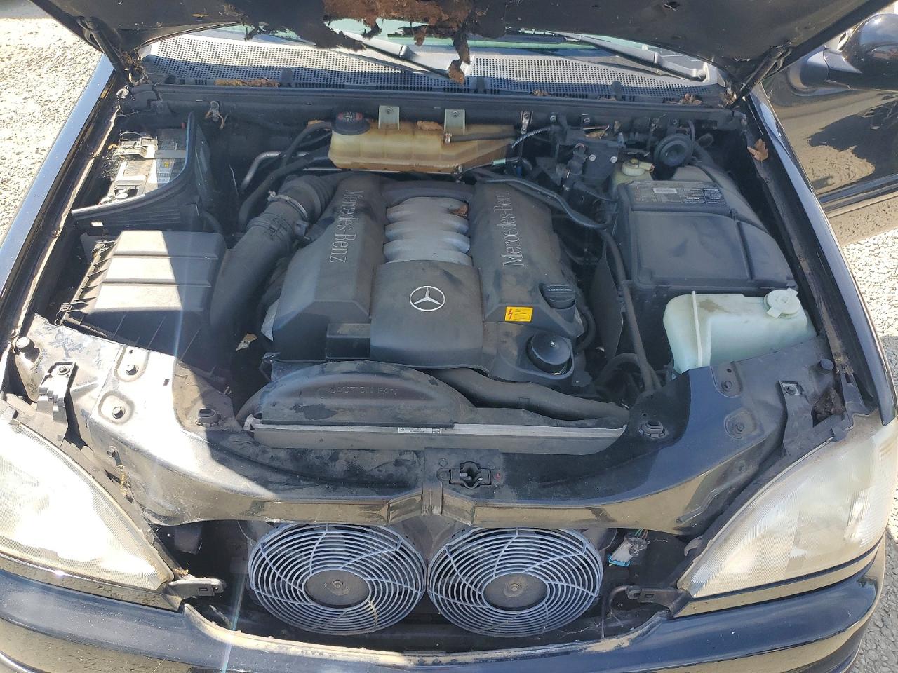 2000 Mercedes-benz Ml 430 Black vin: 4JGAB72E2YA159622