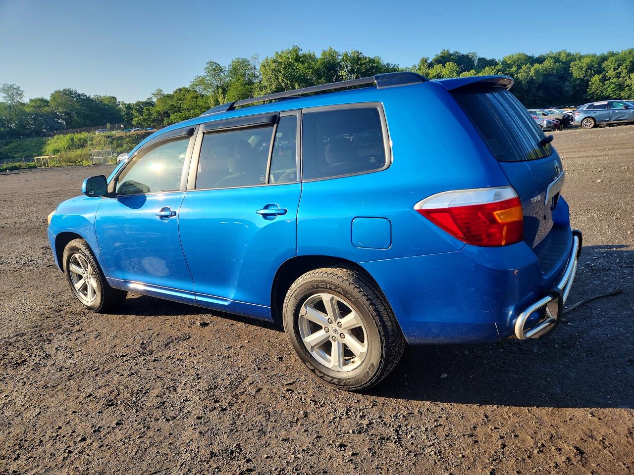 2008 Toyota Highlander Base Синий vin: JTEES41A282072957