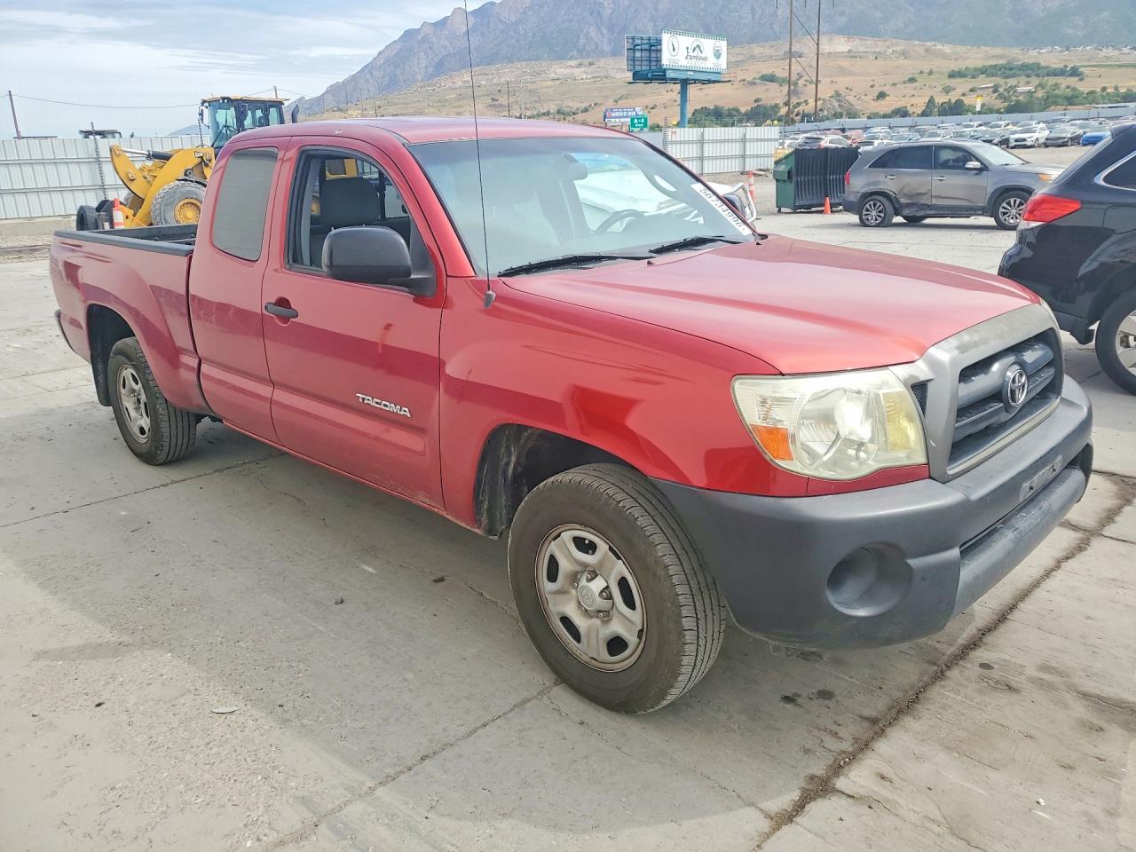 2007 Toyota Tacoma Access Cab Red vin: 5TETX22N47Z357270