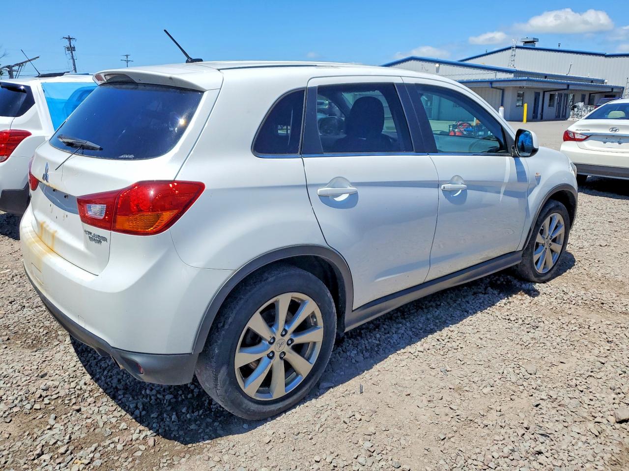 2014 Mitsubishi Outlander Sport Se White vin: 4A4AR4AU6EE024860