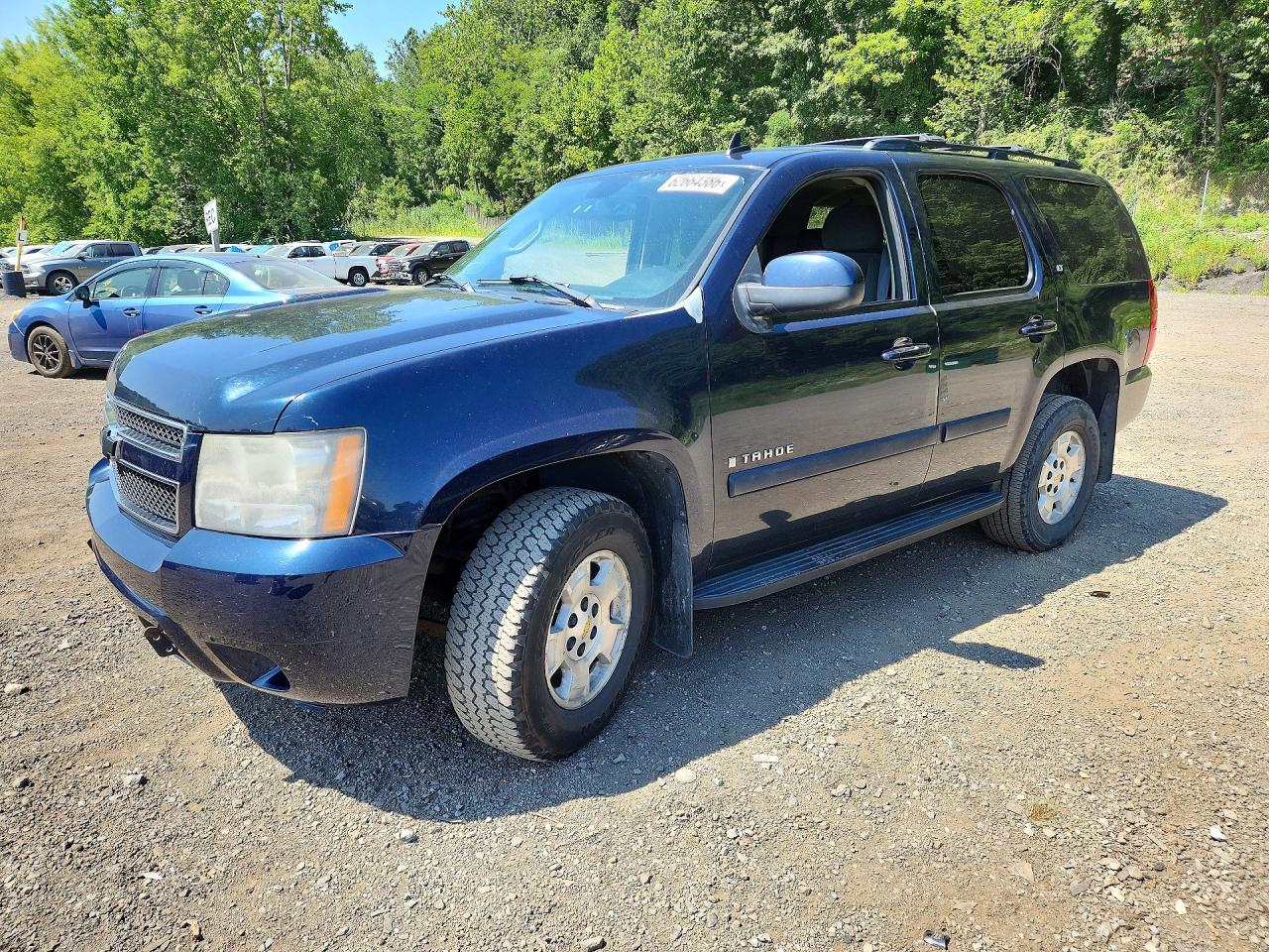 2008 Chevrolet Tahoe K1500 Blue vin: 1GNFK13018J146359