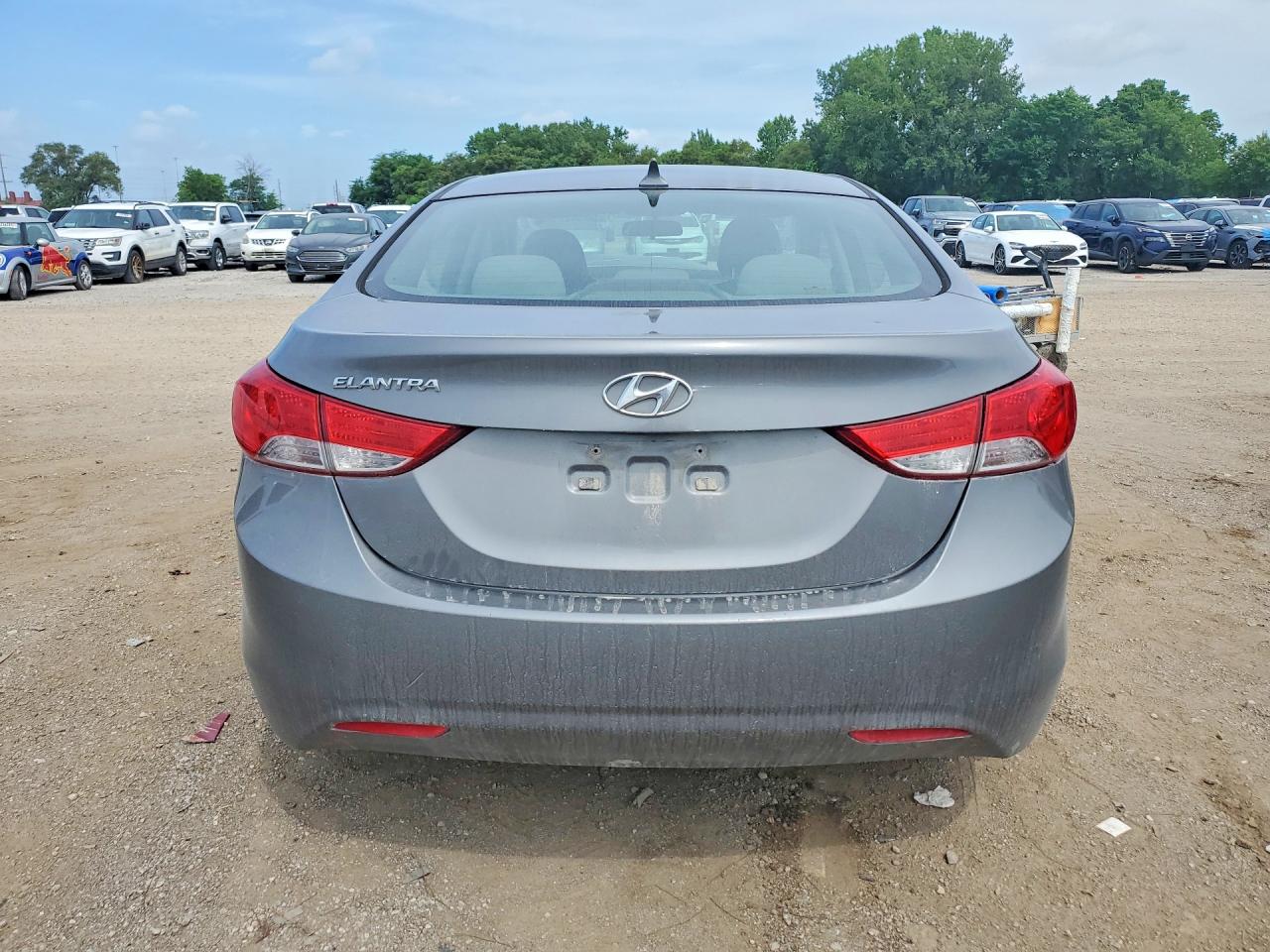 2013 Hyundai Elantra Gls Silver vin: 5NPDH4AE5DH154157