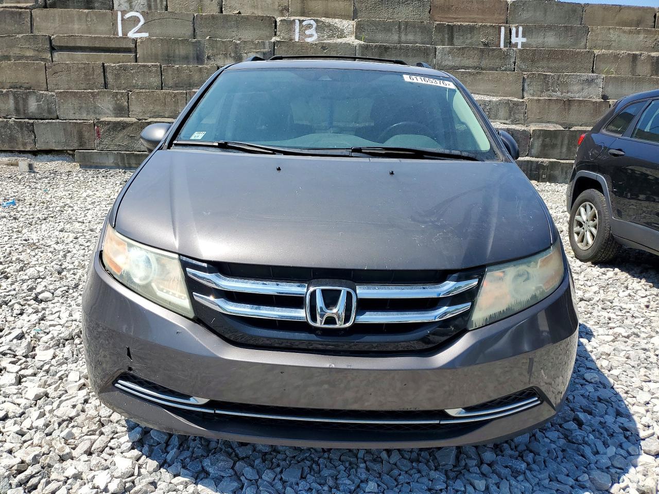 2014 Honda Odyssey Exl Gray vin: 5FNRL5H64EB088645
