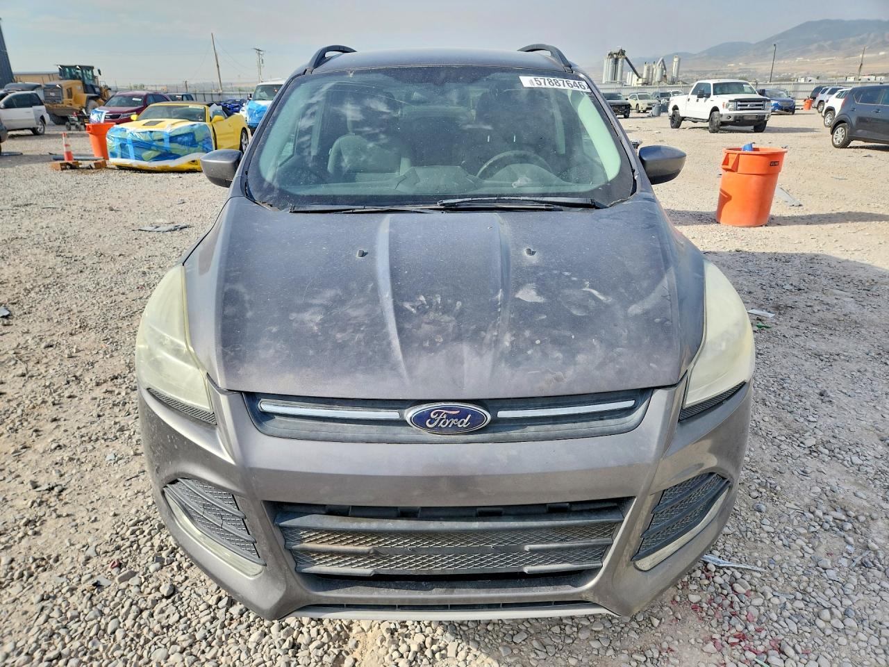 2014 Ford Escape Se Gray vin: 1FMCU0GX6EUB49383