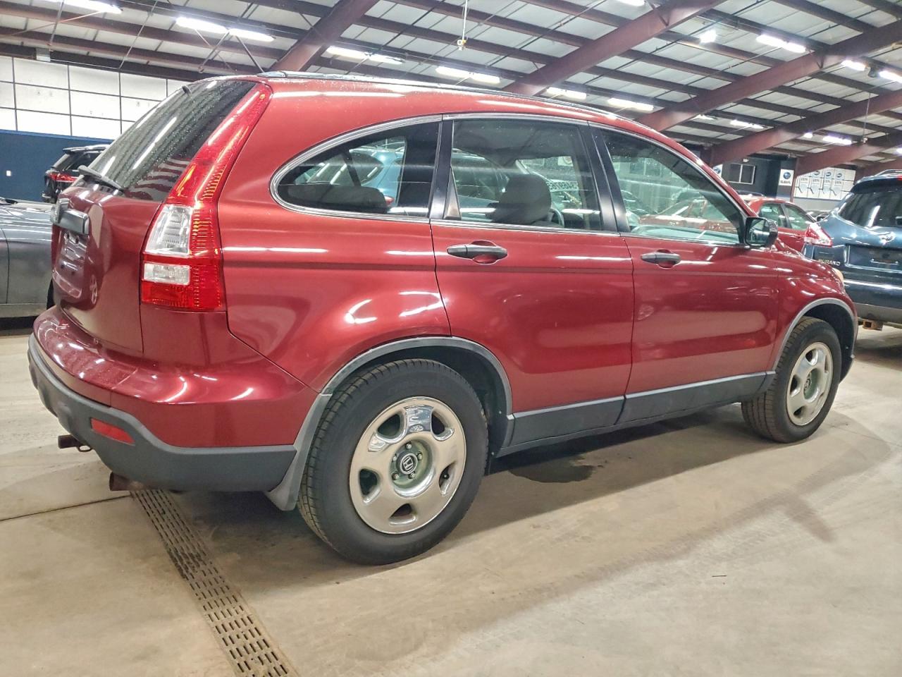 2008 Honda Cr-v Lx Red vin: JHLRE48318C040373