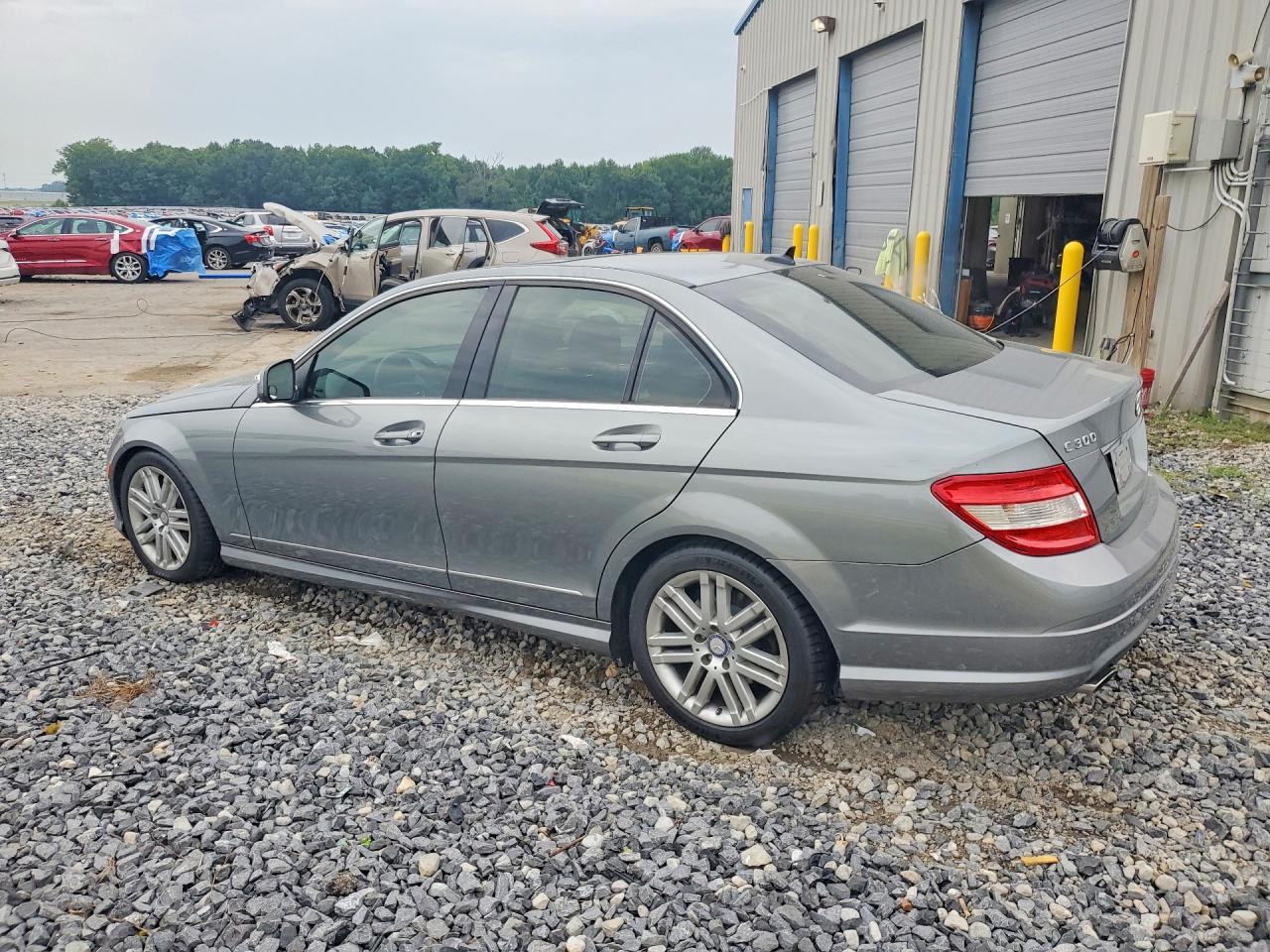 2009 Mercedes-benz C 300 4matic Silver vin: WDDGF81X89F218968