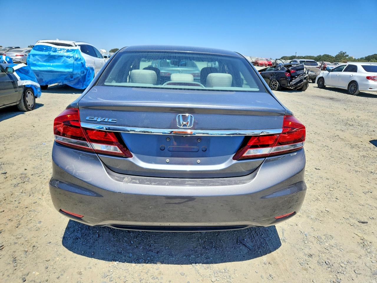 2013 Honda Civic Lx Charcoal vin: 19XFB2F53DE088736