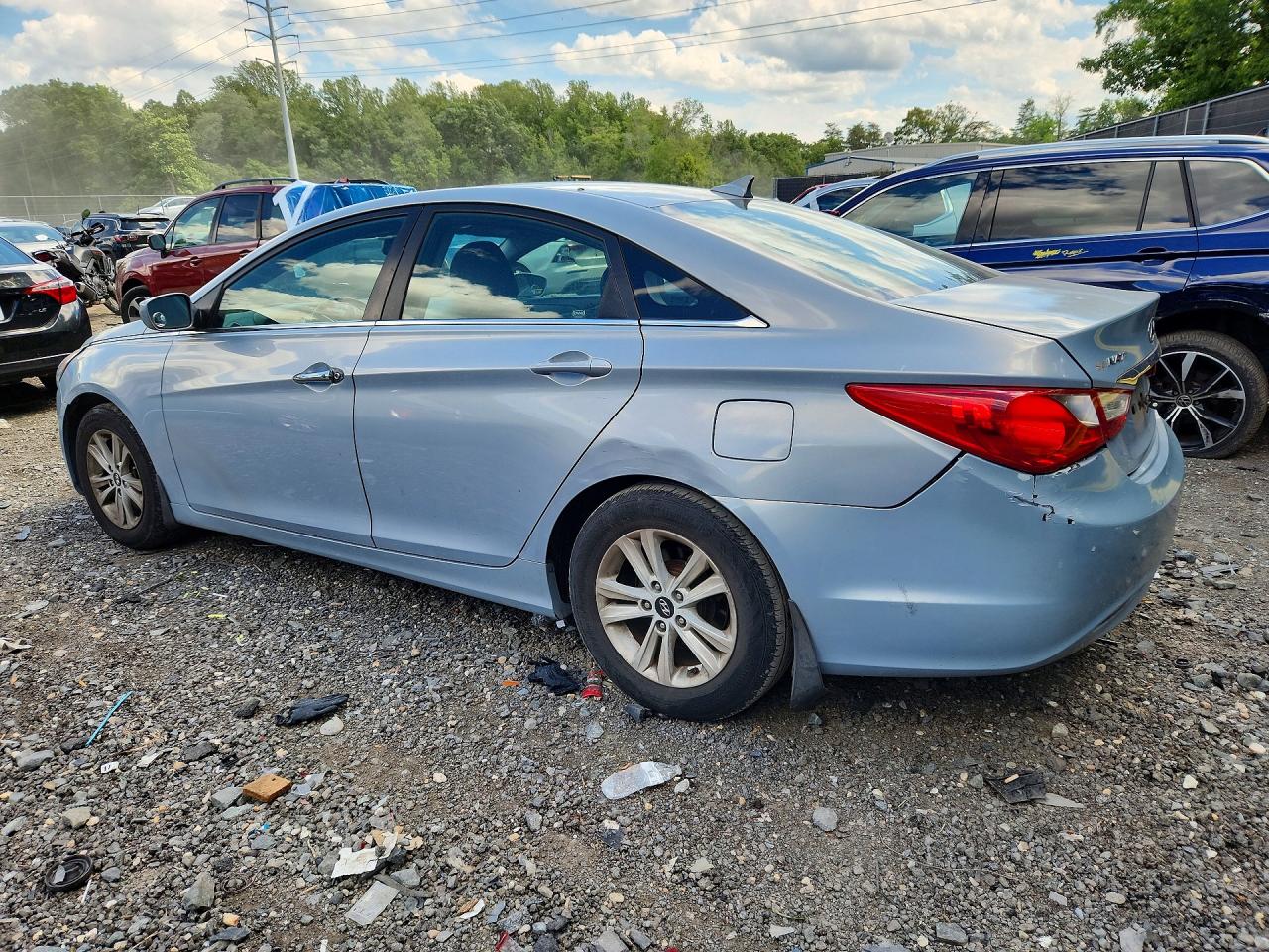 2011 Hyundai Sonata Gls Blue vin: 5NPEB4AC8BH157720