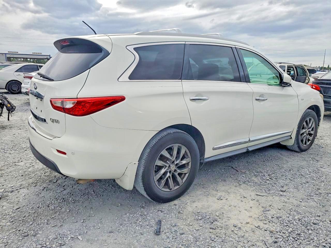 2014 Infiniti Qx60 Base White vin: 5N1AL0MM2EC519822