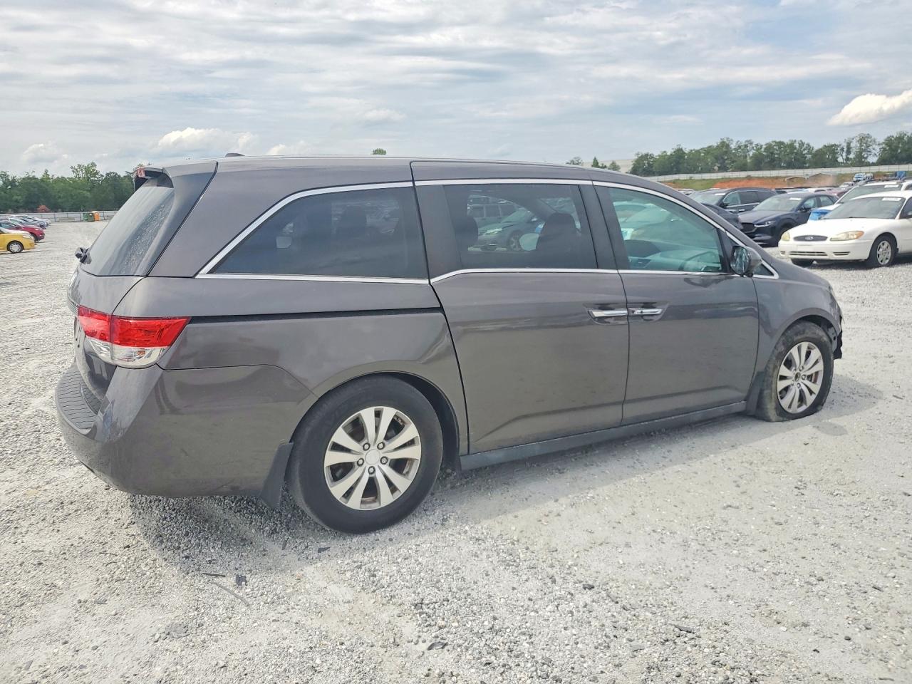 2015 Honda Odyssey Exl Gray vin: 5FNRL5H64FB064394