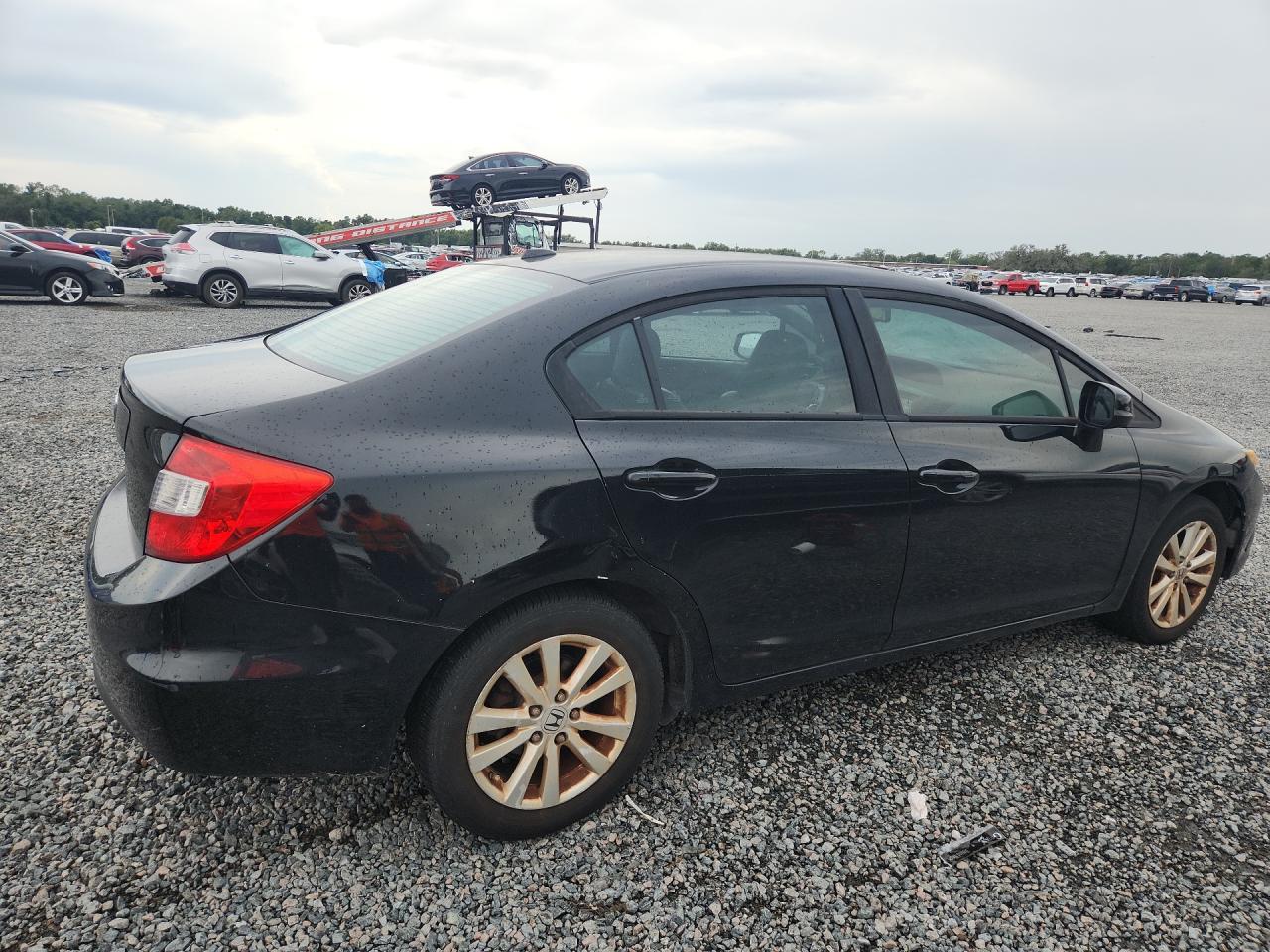 2012 Honda Civic Черный vin: 19XFB2F95CE004420