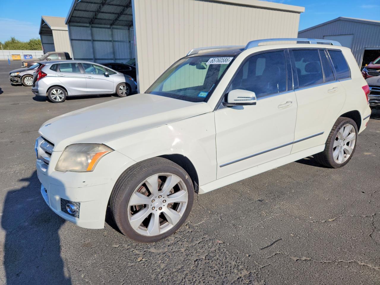 2010 Mercedes-benz Glk 350 White vin: WDCGG5GB6AF508657