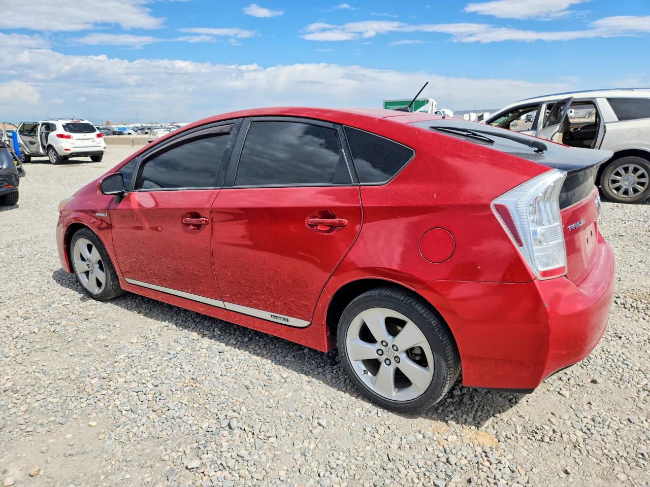 2011 Toyota Prius Four Red vin: JTDKN3DU1B0251914