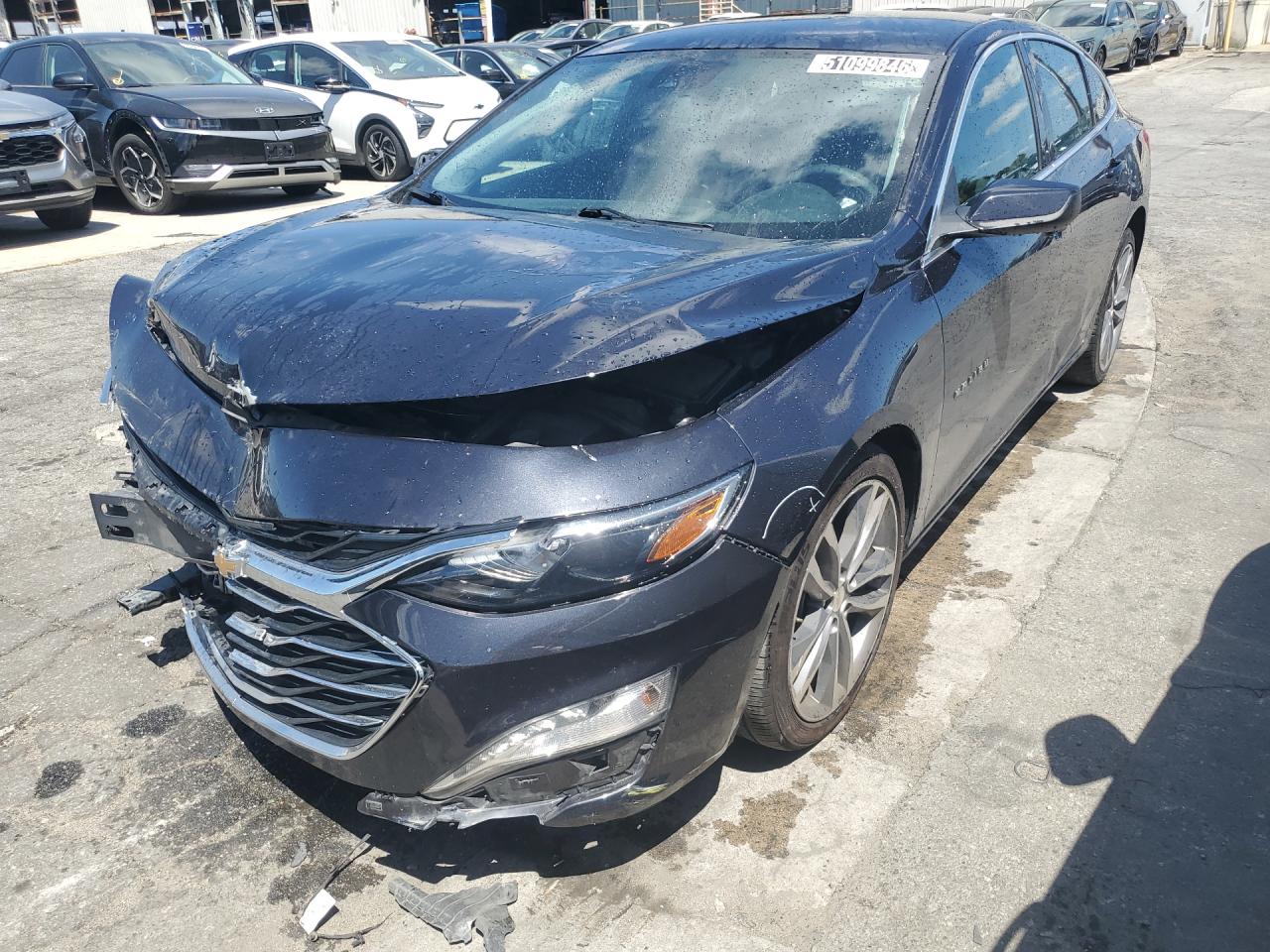 2023 Chevrolet Malibu Lt Серый vin: 1G1ZD5ST5PF219813 Damage: Left Front Fender, Dent(S) W/ Paint Dmg, 2 To 3 Inches