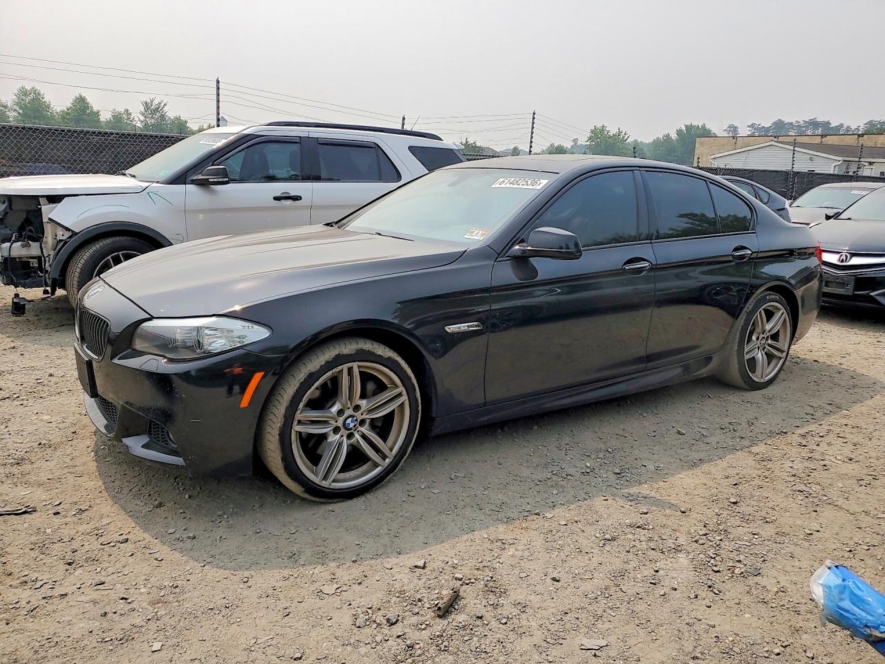 2013 Bmw 535 Xi Черный vin: WBAFU7C5XDDU75830