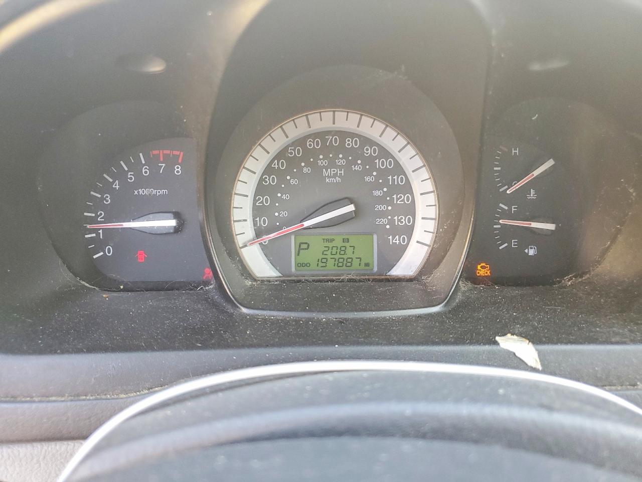 2007 Kia Spectra Lx White vin: KNAFE121275451335