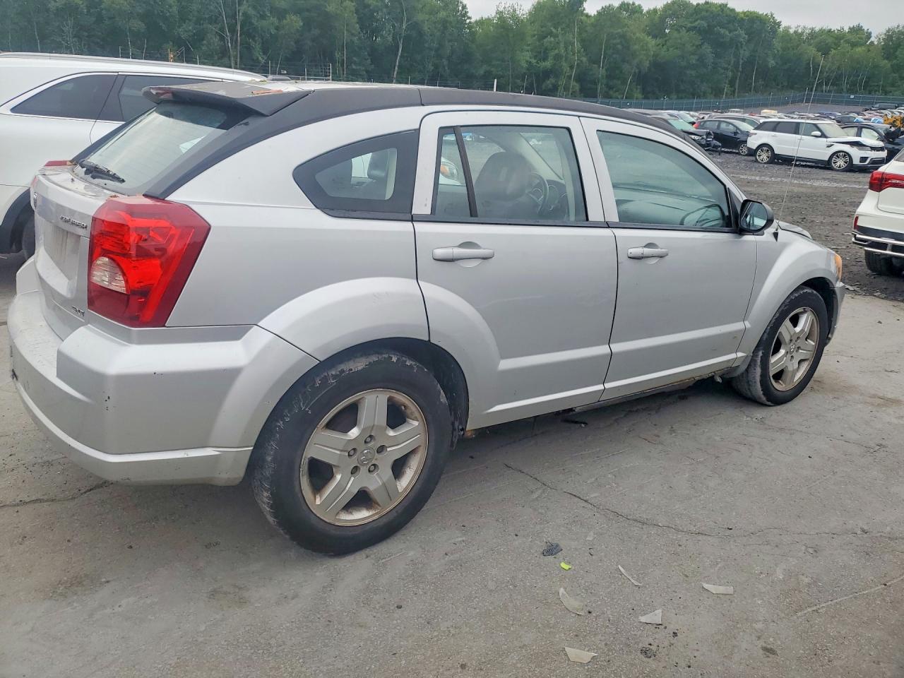 2009 Dodge Caliber Sxt Silver vin: 1B3HB48A79D136568