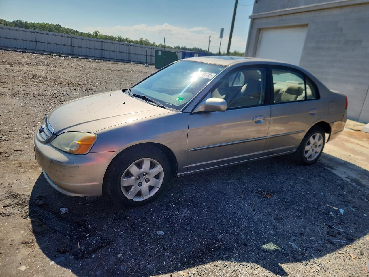 2002 Honda Civic Ex Gold vin: 1HGES26822L051656
