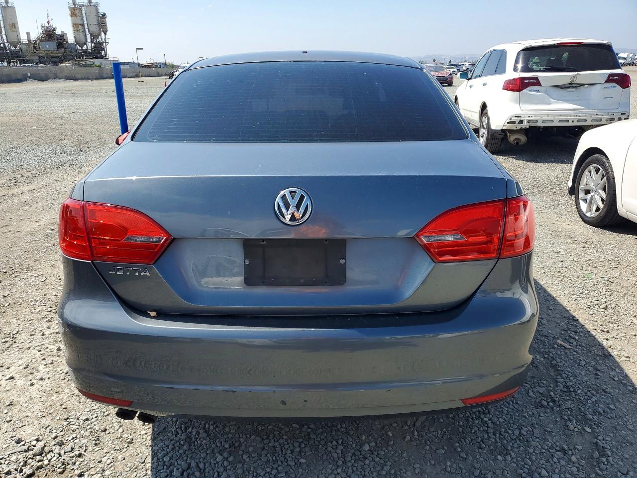2011 Volkswagen Jetta Base Gray vin: 3VW2K7AJ3BM112341