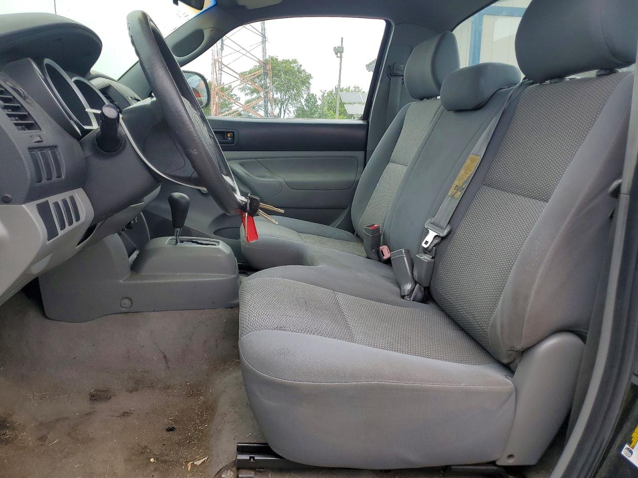 2007 Toyota Tacoma Base Black vin: 5TENX22N87Z435834