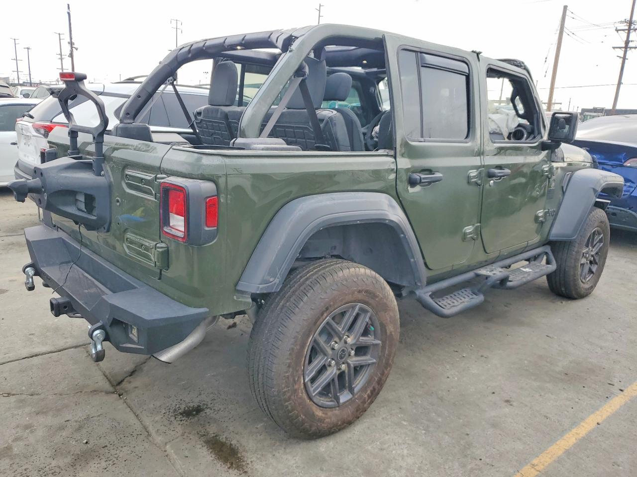 2024 Jeep Wrangler Sport Green vin: 1C4PJXDN1RW109748