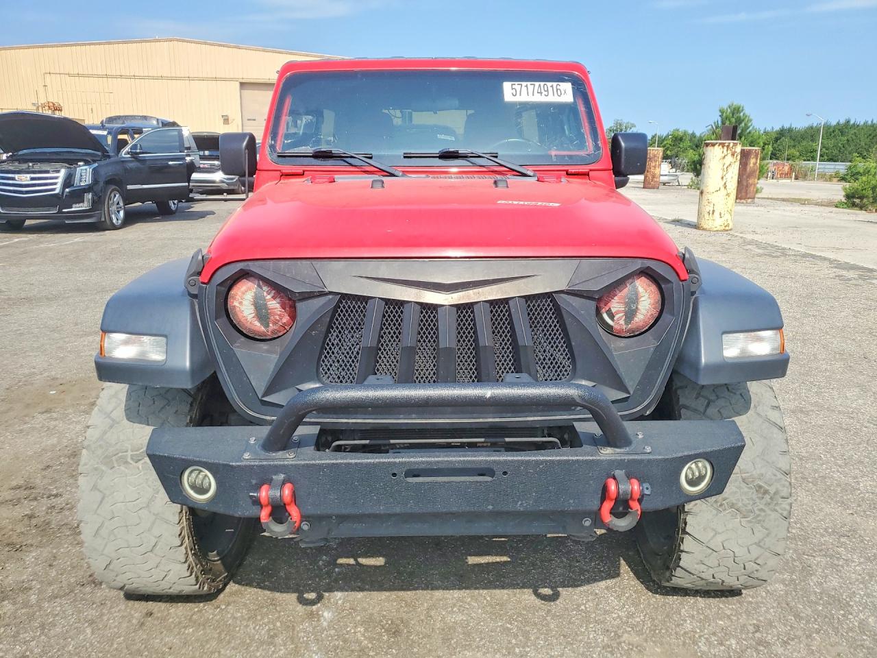 2019 Jeep Wrangler Unlimited Sport Red vin: 1C4HJXDG5KW528214