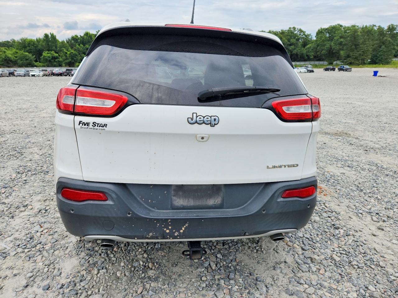 2014 Jeep Cherokee Limited Белый vin: 1C4PJLDS3EW115236