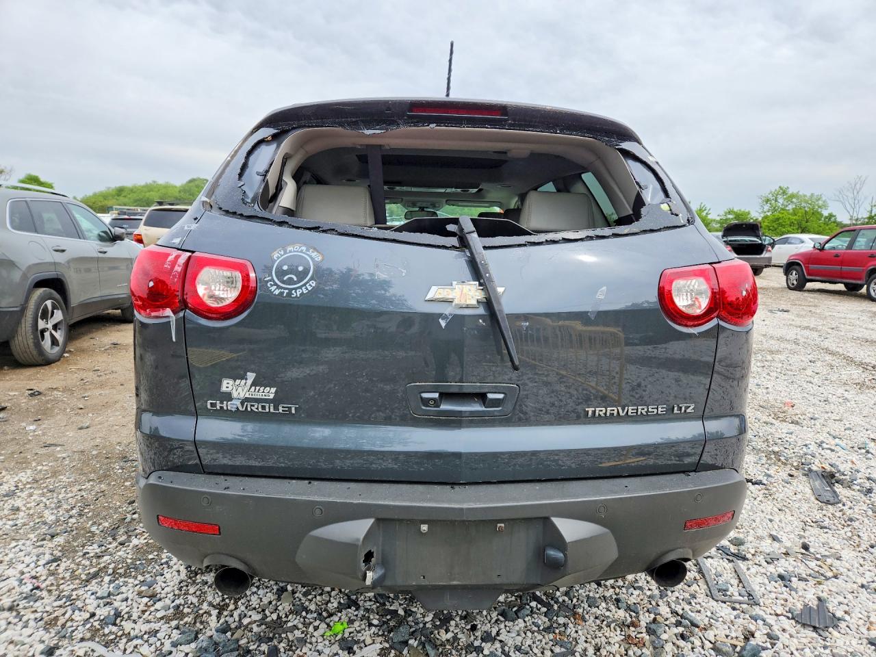 2009 Chevrolet Traverse Ltz Gray vin: 1GNER33DX9S170189