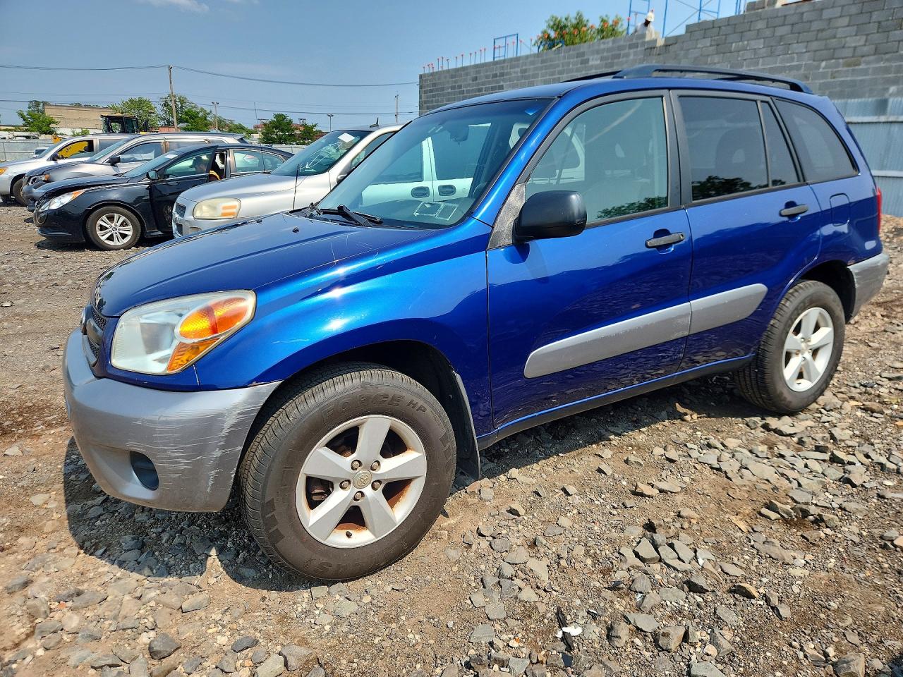 2004 Toyota Rav4 Base Blue vin: JTEGD20V240026319