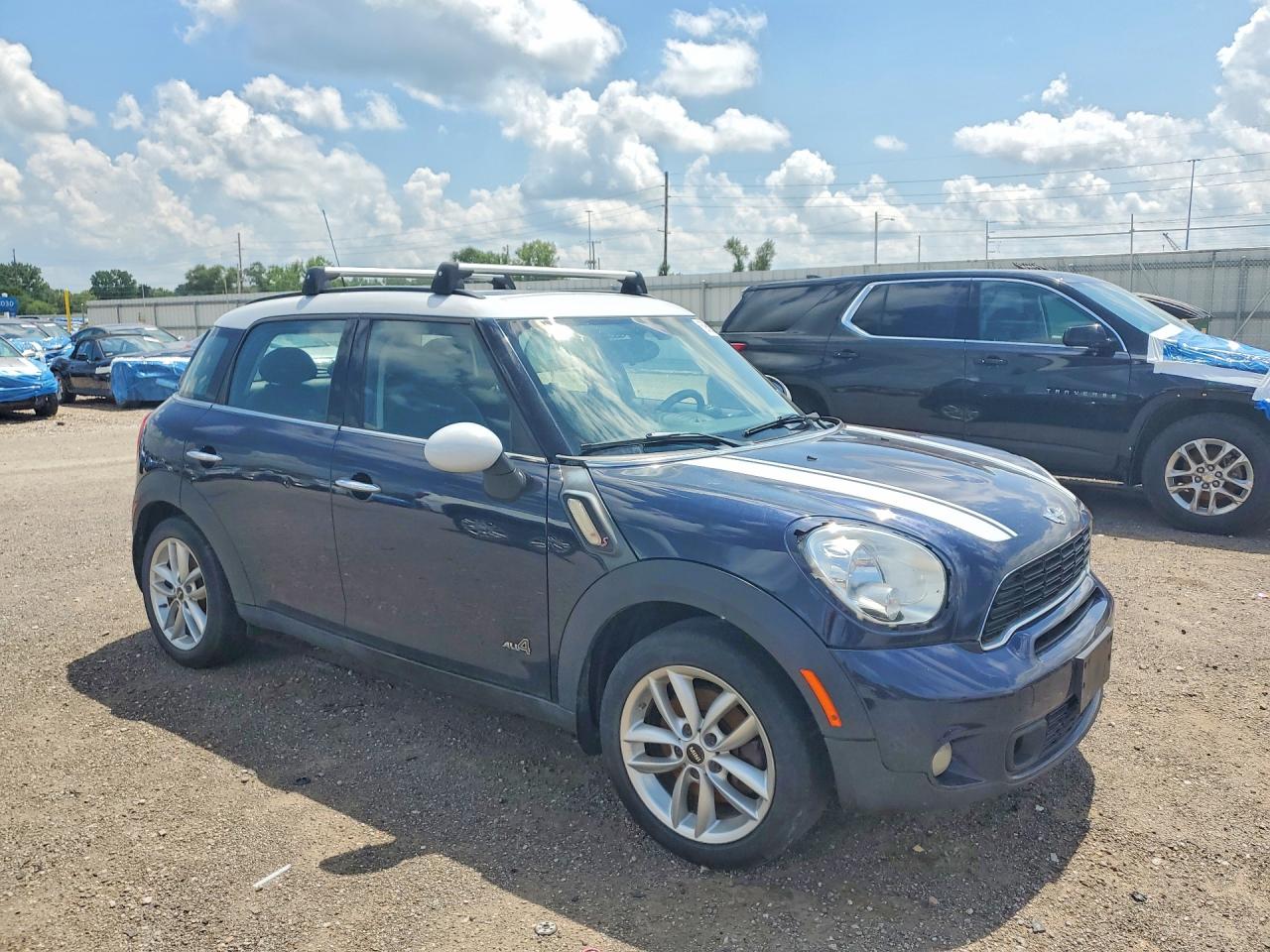 2013 Mini Cooper S Countryman Blue vin: WMWZC5C53DWP32643