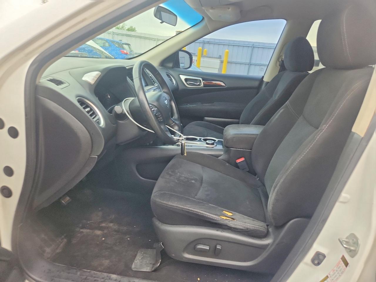 2014 Nissan Pathfinder Sv White vin: 5N1AR2MM0EC688294