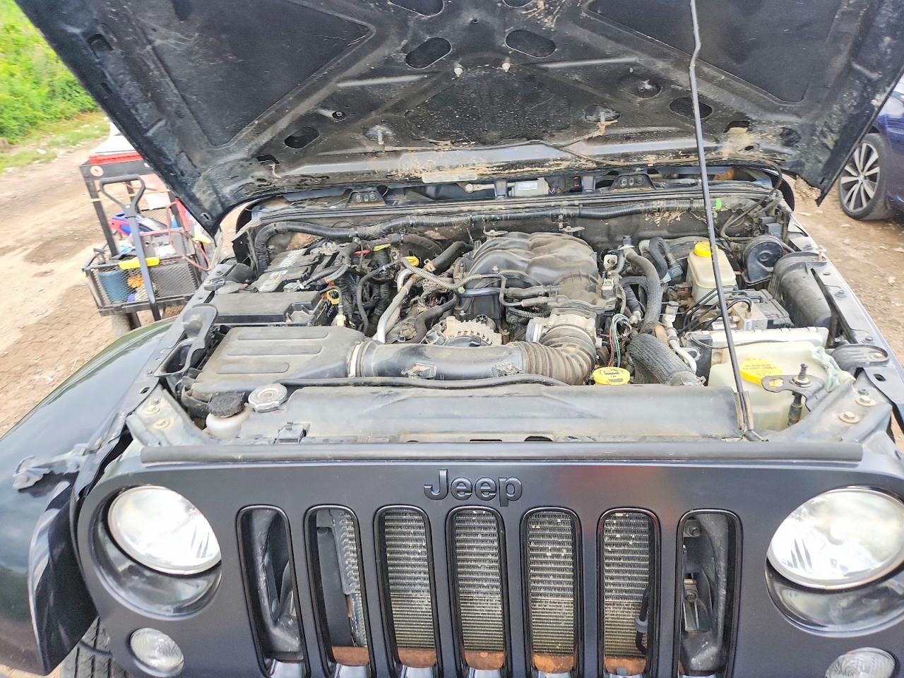 2014 Jeep Wrangler Sahara Black vin: 1C4AJWBG4EL320300