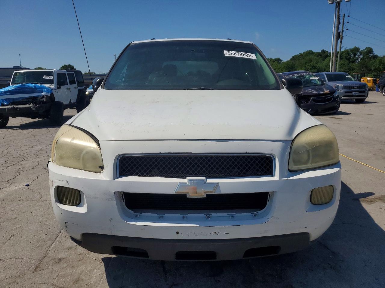 2005 Chevrolet Uplander Ls White vin: 1GNDV23L55D257893
