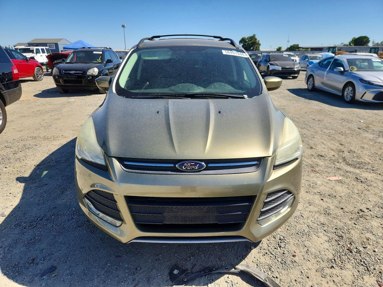 2013 Ford Escape Se Green vin: 1FMCU0GX8DUB15654