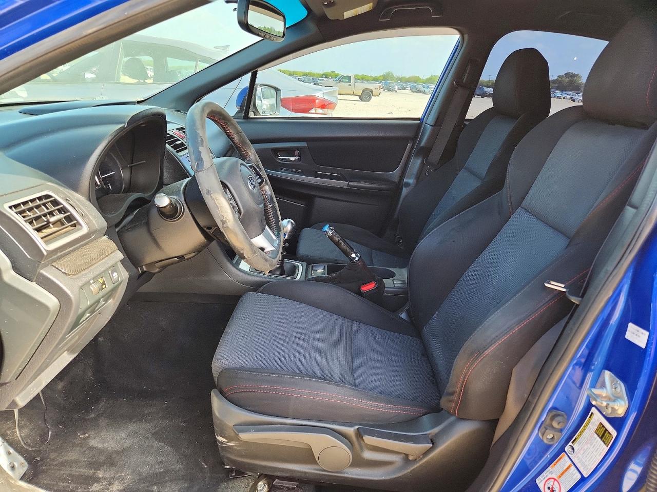 2015 Subaru Wrx Blue vin: JF1VA1A67F9822171