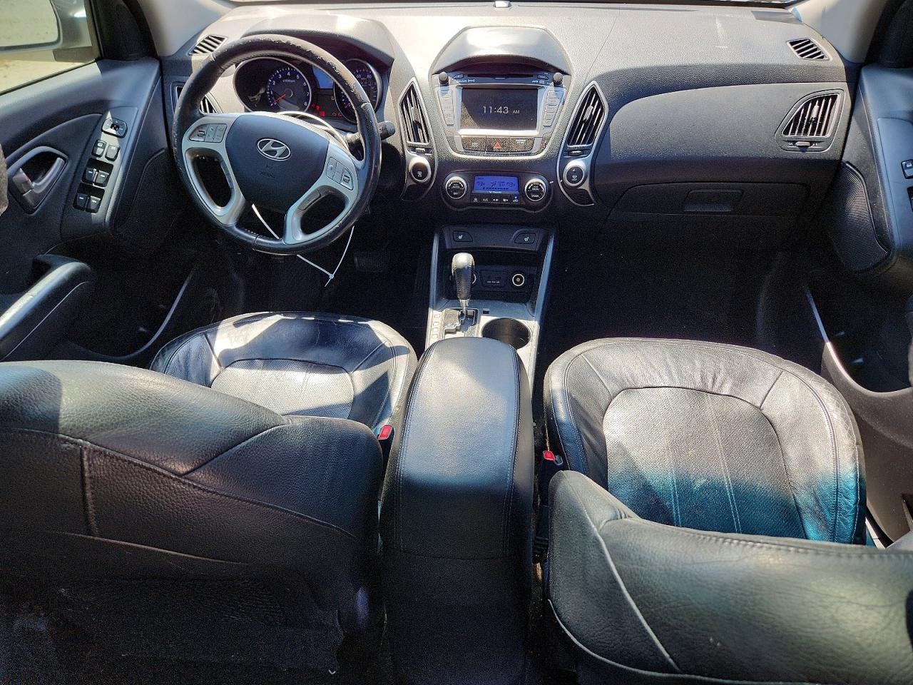 2012 Hyundai Tucson Limited Silver vin: KM8JUCAC0CU382719