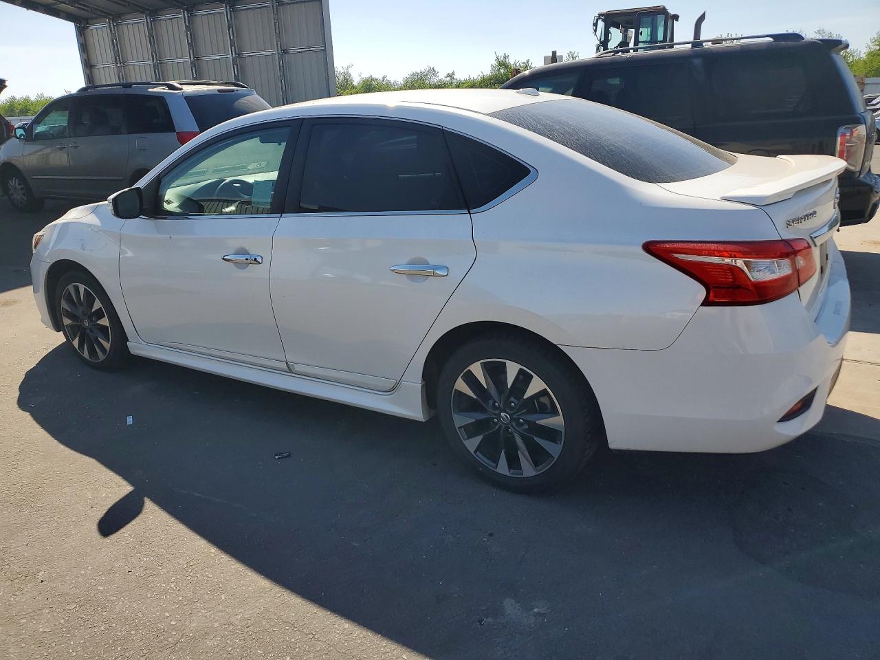 2019 Nissan Sentra Sr White vin: 3N1AB7AP4KY254731