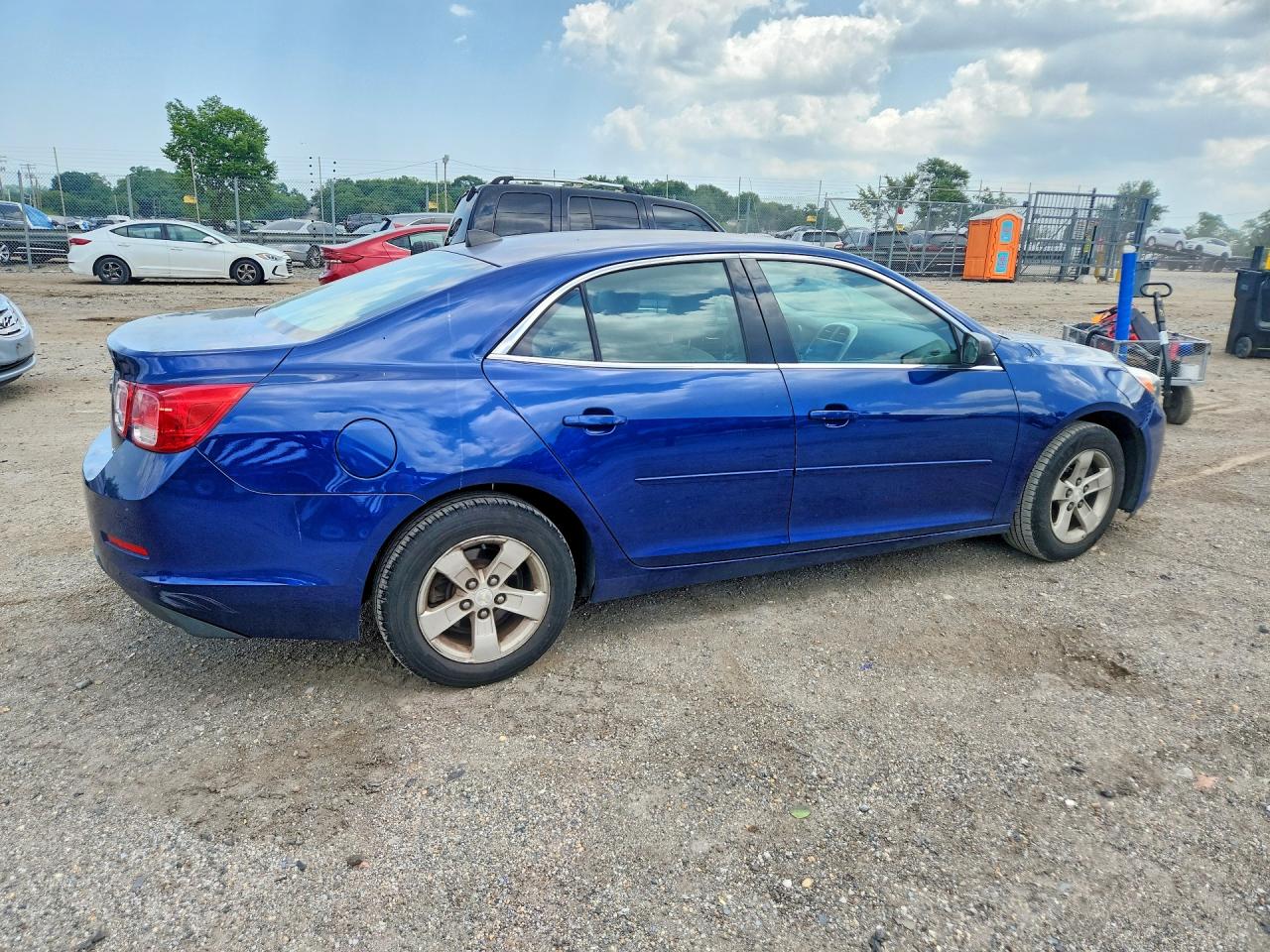 2013 Chevrolet Malibu Ls Blue vin: 1G11B5SA2DU104384