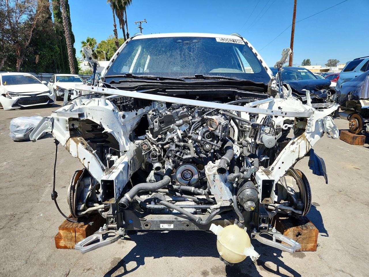 2019 Bmw X3 Sdrive30i White vin: 5UXTR7C56KLR50916