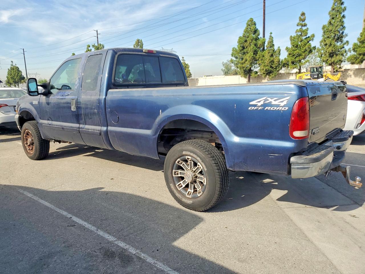 2002 Ford F250 Super Duty Blue vin: 1FTNX21L52EA85056