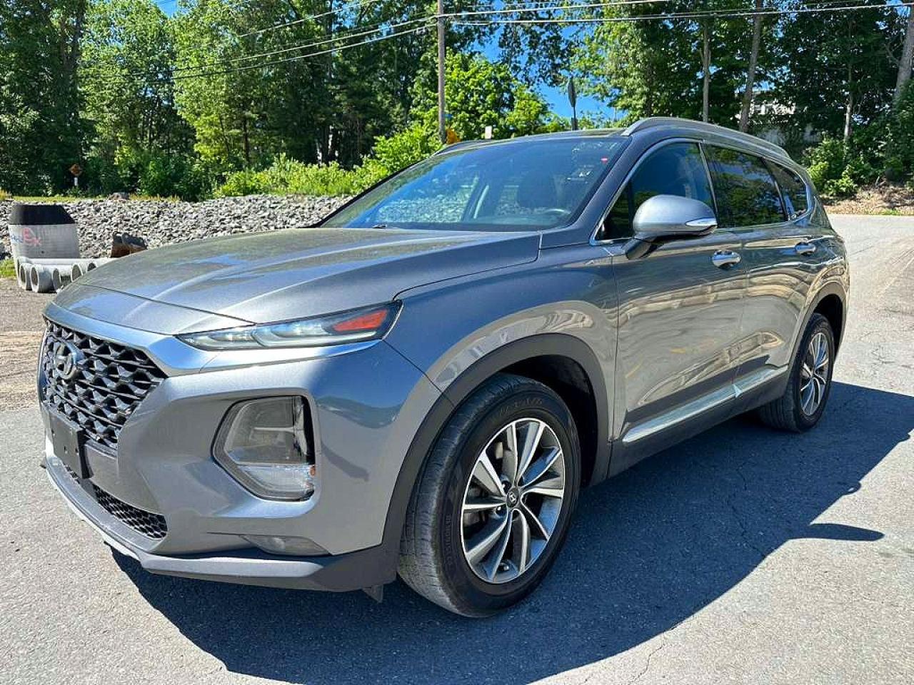 2019 Hyundai Santa Fe Limited 2.4l Серый vin: 5NMS5CAD7KH033089