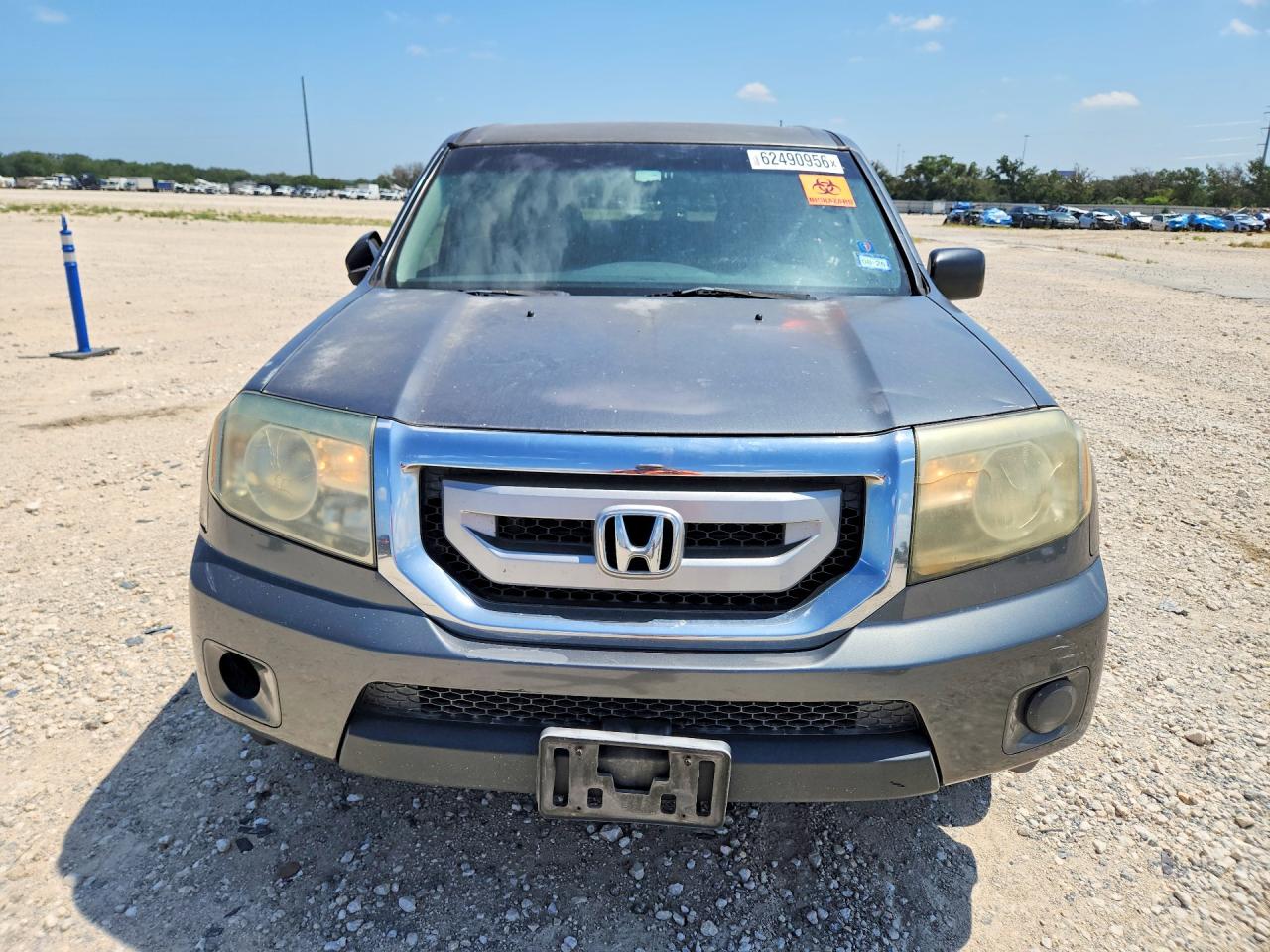 2011 Honda Pilot Lx Gray vin: 5FNYF3H21BB025065
