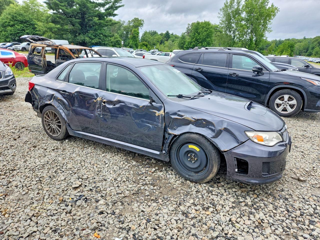 2013 Subaru Impreza Wrx Черный vin: JF1GV7E6XDG015176