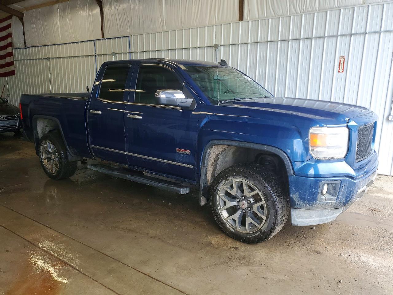 2015 Gmc Sierra K1500 Slt Blue vin: 1GTV2VEC8FZ332367