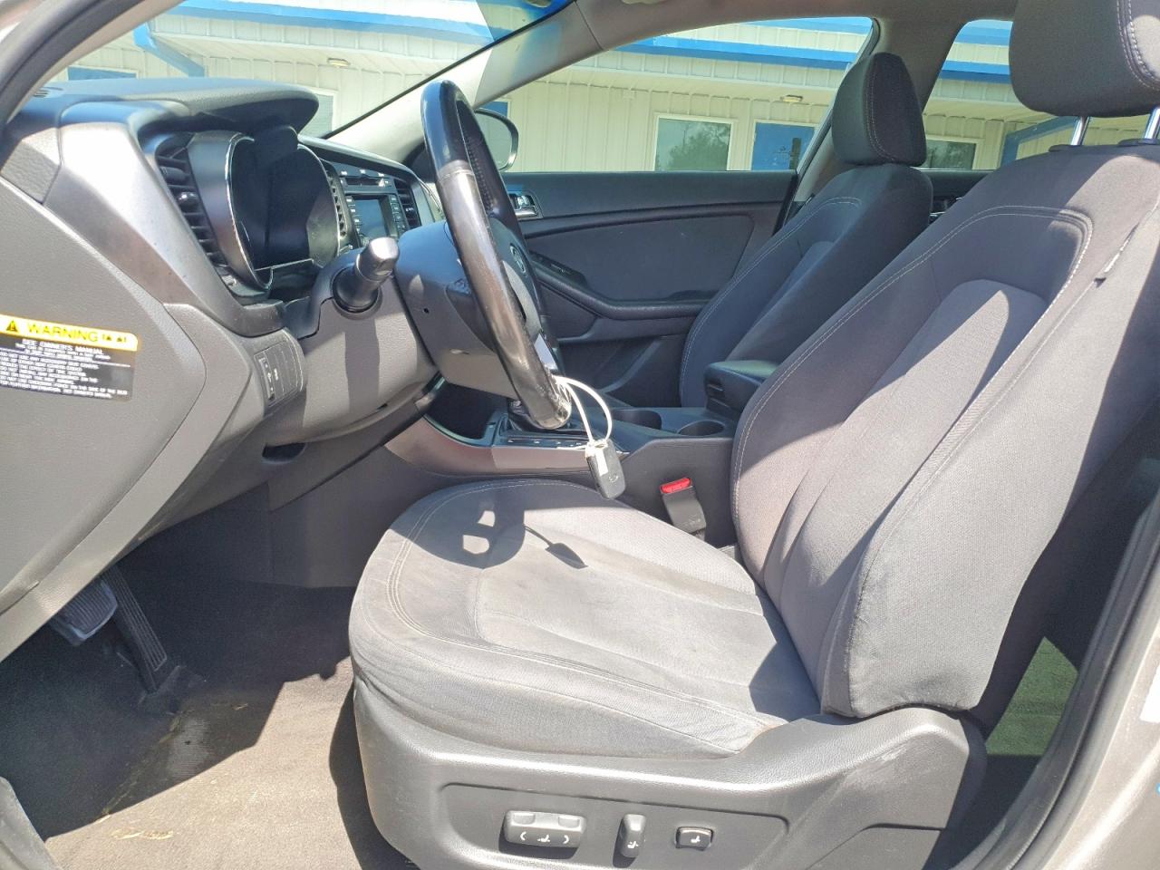 2011 Kia Optima Hybrid Base Silver vin: KNAGM4AD5B5004737